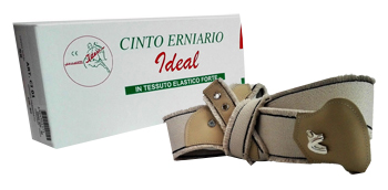 CINTO ERNIARIO IDEAL IN TESSUTO ELASTICO FORTE SINISTRO GRIGIO FRANGIATO 100CM